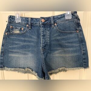 Cleo + Wolf Women's Denim High Rise Shorts